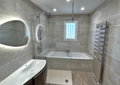 Rénovation complète de salle de bain
