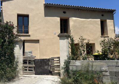 Ravalement de façade d’une maison ancienne