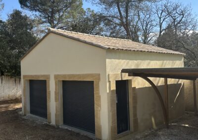 Construction d’un garage double
